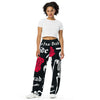 Skeleton wide-leg pants