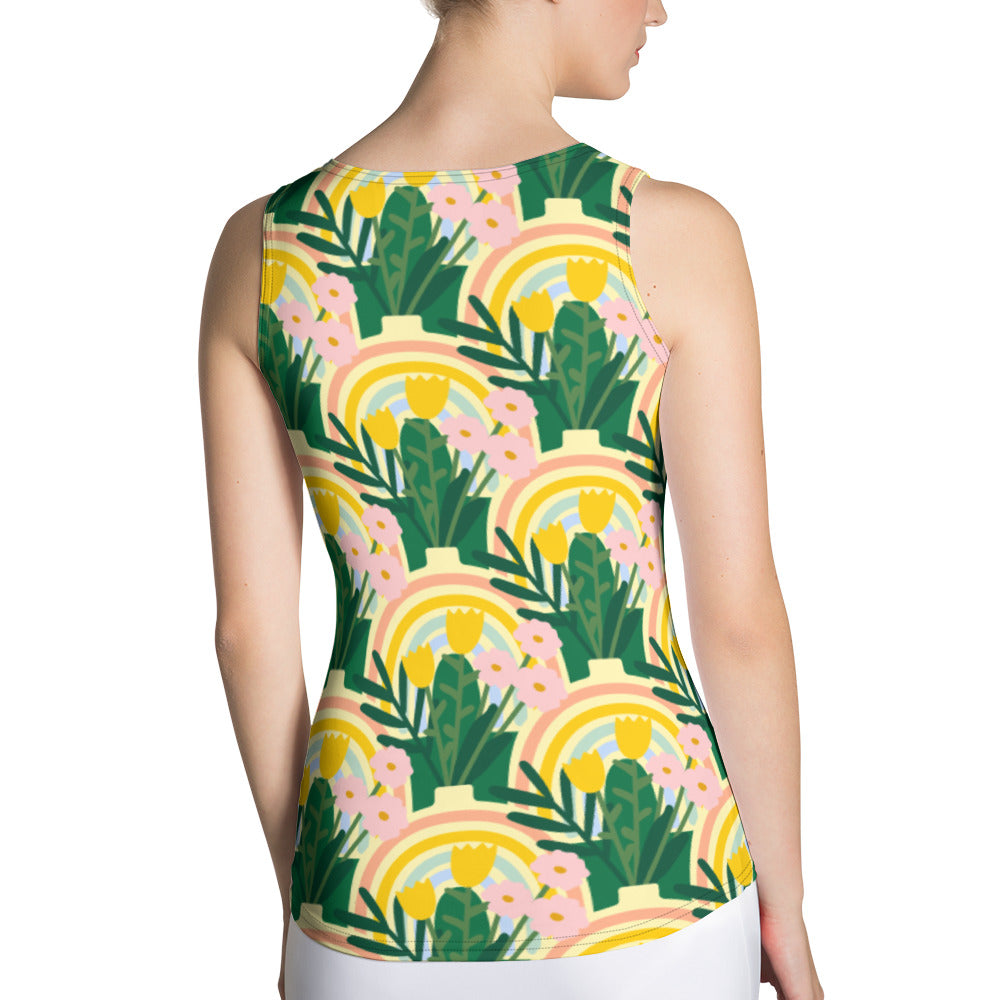 Multi color Flowers Top