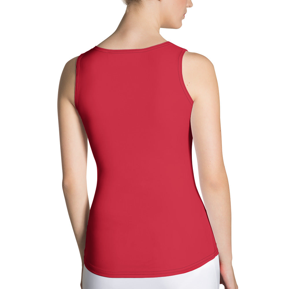 Mandala Red Tank Top