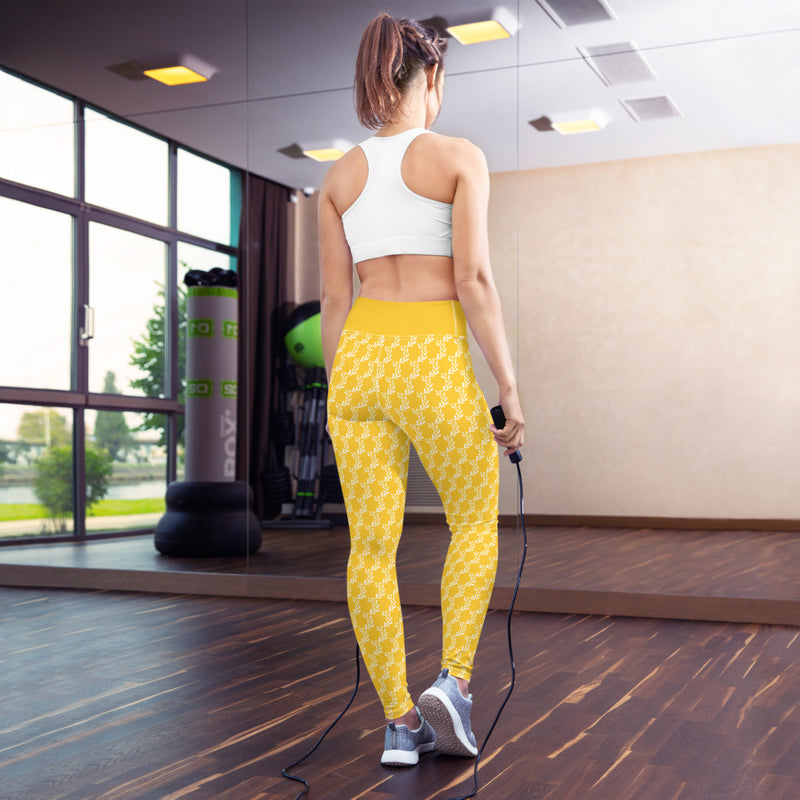 Yellow Yoga Leggings