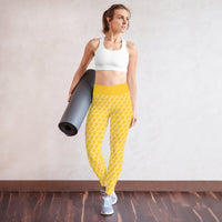 Yellow Yoga Leggings