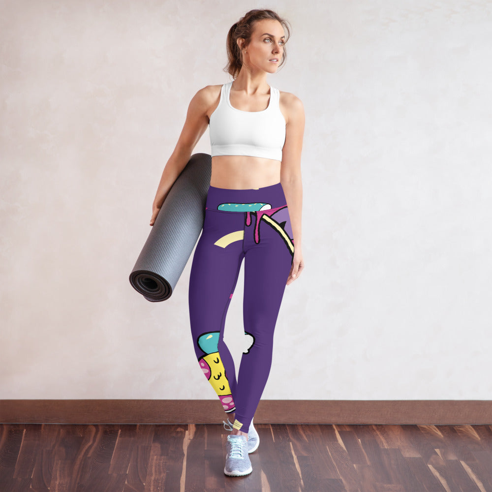 Pizza Fun Yoga Leggings
