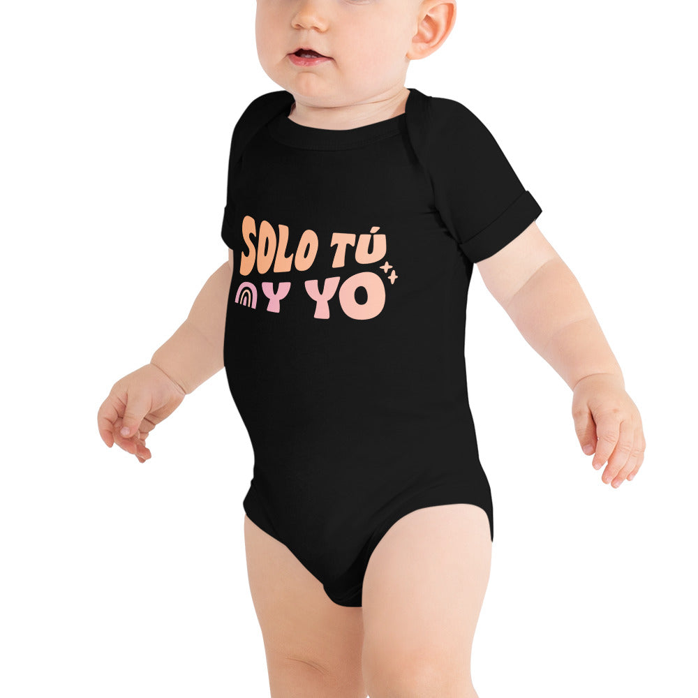 Solo Tu Y Yo ( Just you and I ) Baby short sleeve one piece