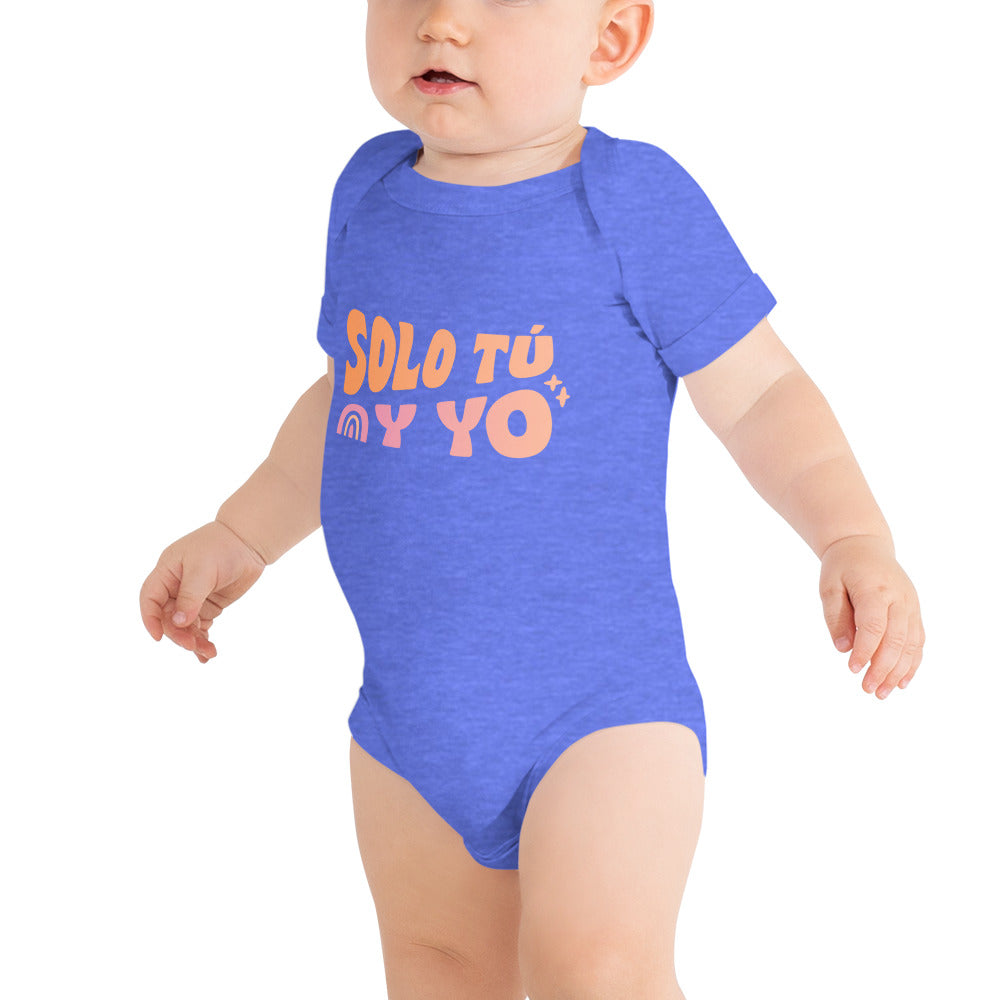 Solo Tu Y Yo ( Just you and I ) Baby short sleeve one piece