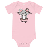 I Love You This Much Infant Short sleeve Onsie