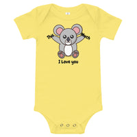 I Love You This Much Infant Short sleeve Onsie