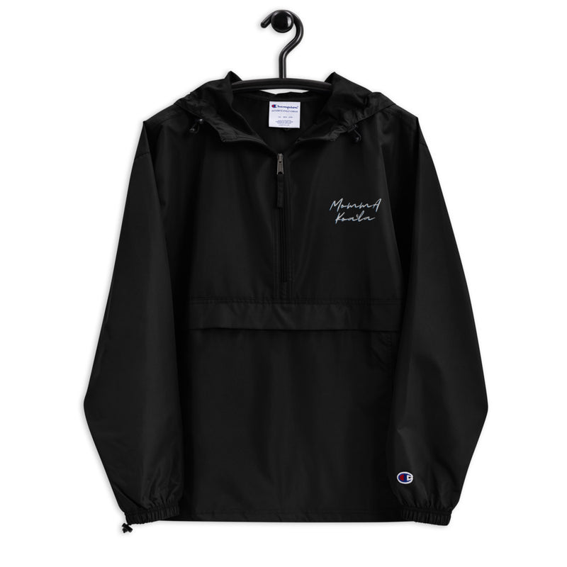 Momma Koala Embroidered Champion Packable Jacket