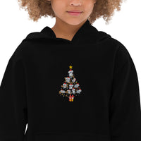 Koala Christmas Tree Kids Fleece Hoodie