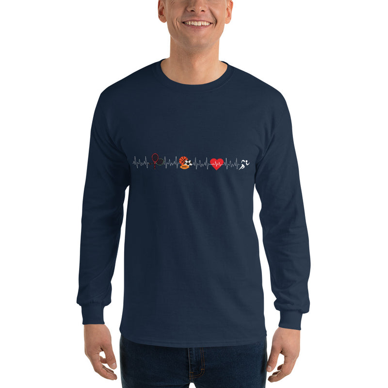 Love of the Sports Game Men’s Long Sleeve Shirt