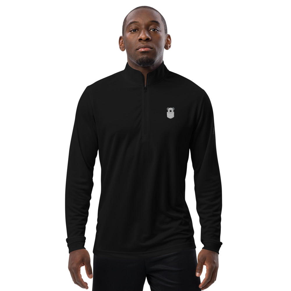 Koala Pocket Quarter zip pullover