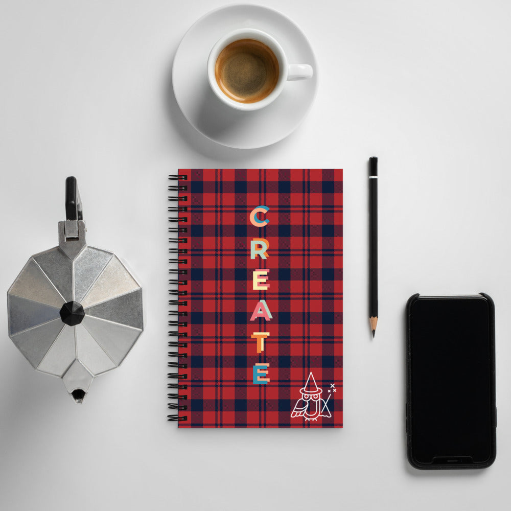 Create Magic Dotted Page Spiral Notebook