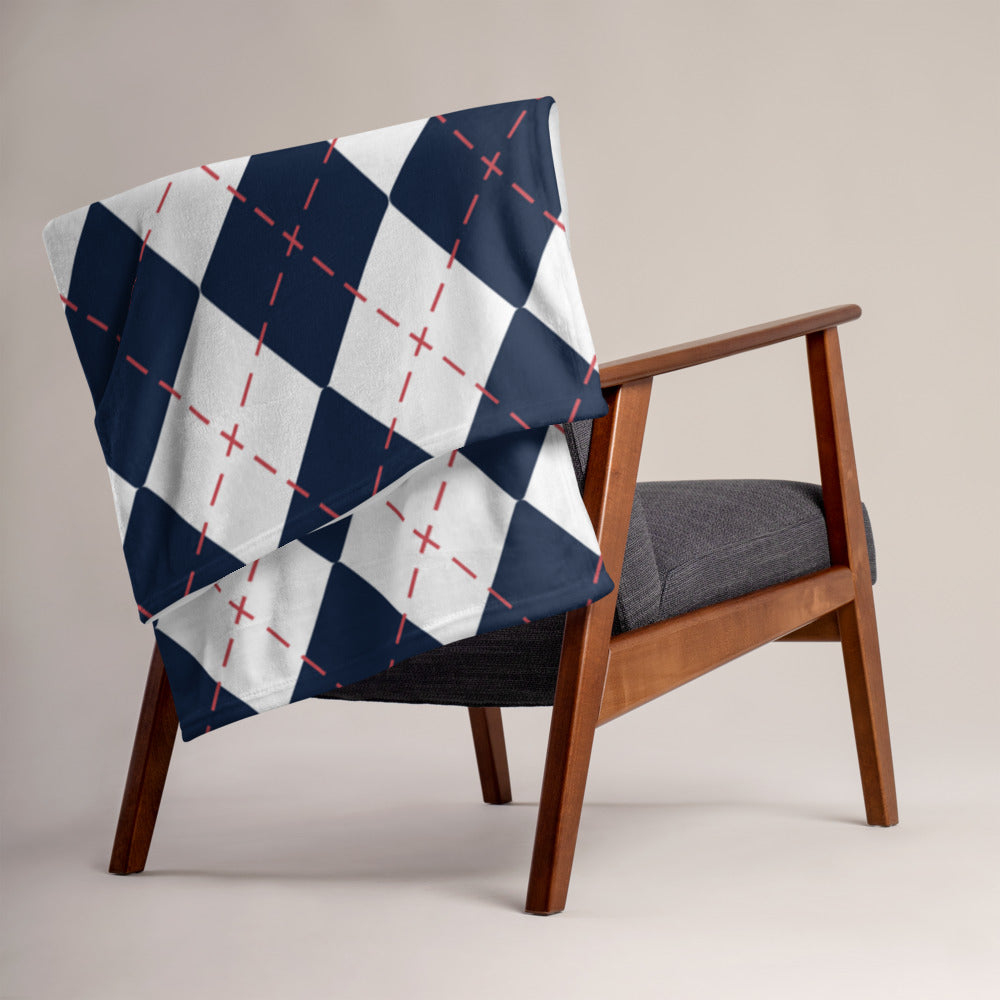 Argyle Throw Blanket