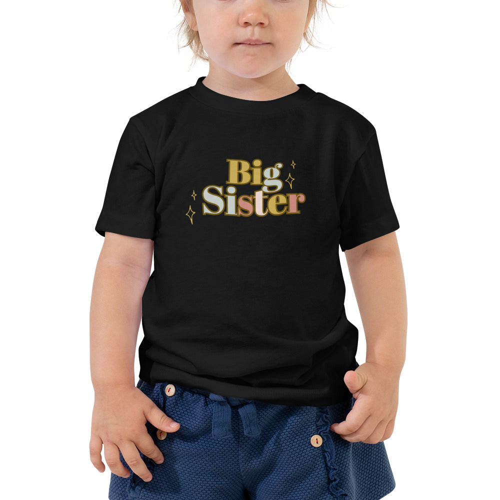 Big Sister Toddler Short Sleeve Tee