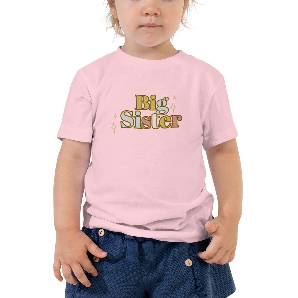 Big Sister Toddler Short Sleeve Tee