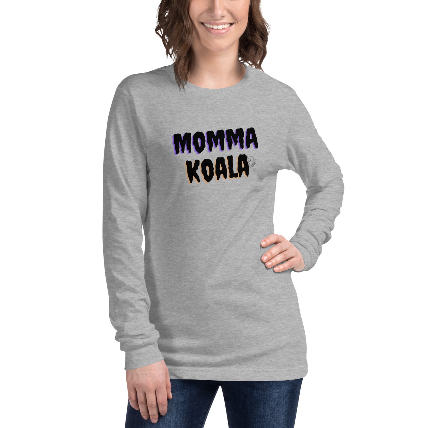 Momma Koala Halloween Style Long Sleeve Tee