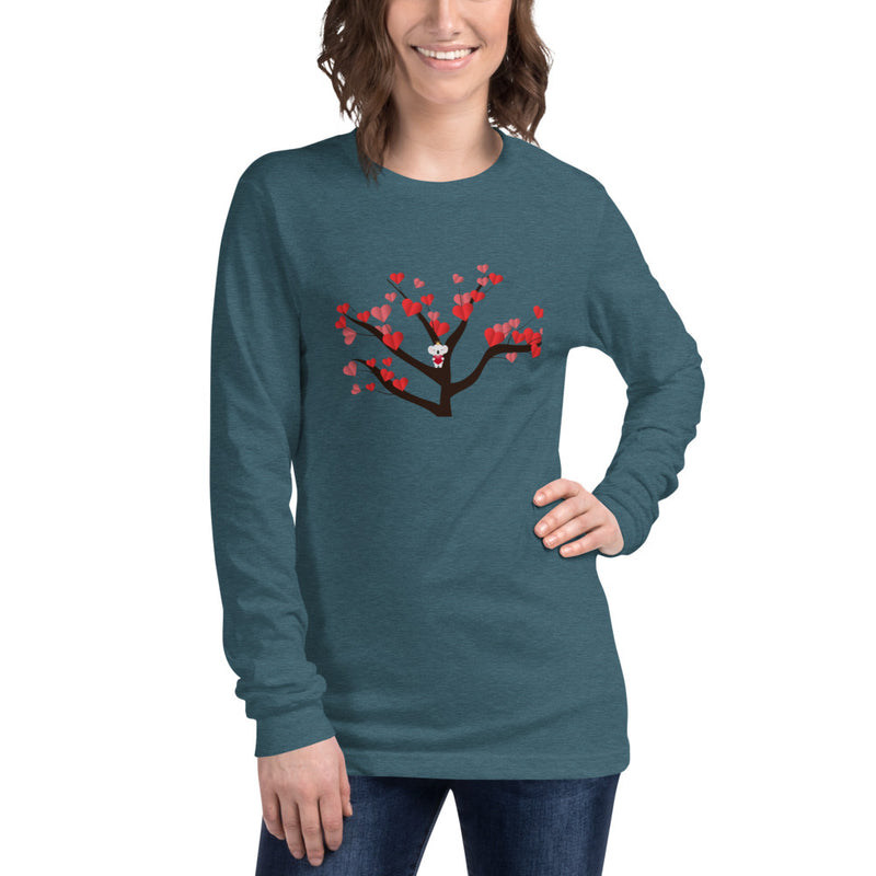 Koala Heart Tree Unisex Long Sleeve Tee