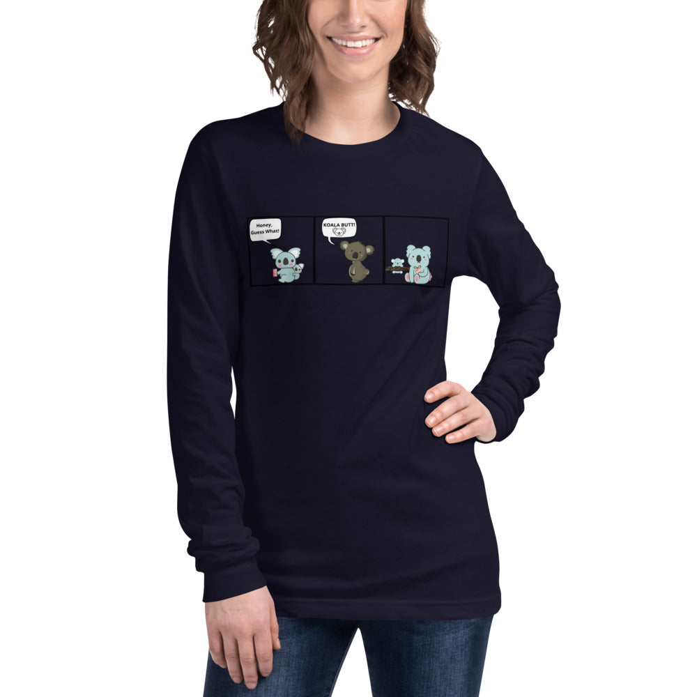 Honey Guess What Comic Long Sleeve Tshirt
