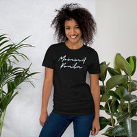 Momma Koala Cursive Design T Shirt