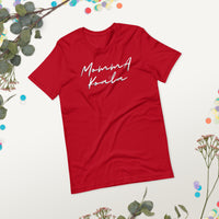 Momma Koala Cursive Design T Shirt