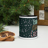 I Run On Coffee & Christams Mug with Color Inside