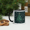 I Run On Coffee & Christams Mug with Color Inside
