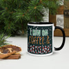 I Run On Coffee & Christams Mug with Color Inside