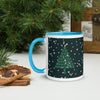 I Run On Coffee & Christams Mug with Color Inside