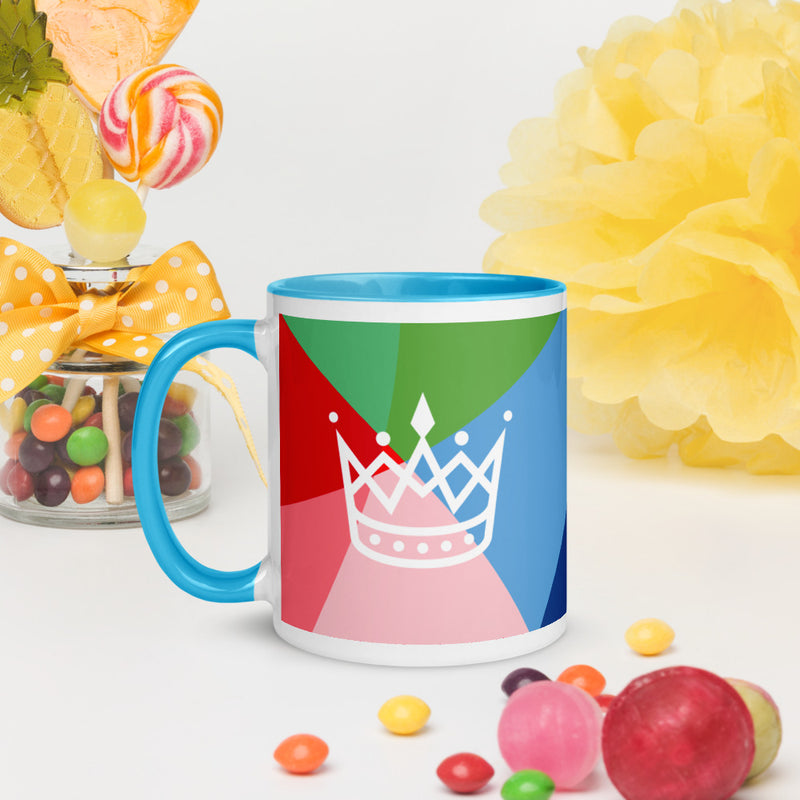 If I'm Queen, Why Do I have to Clean? Mug with Color Inside