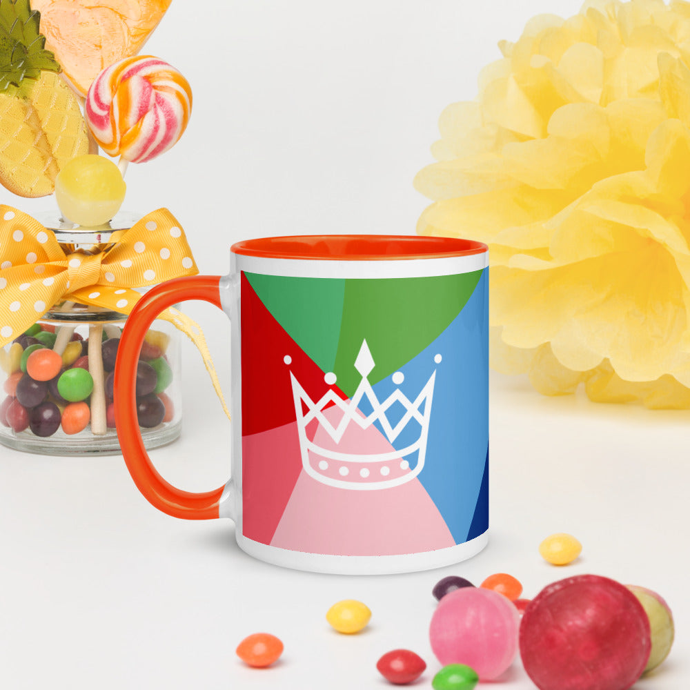 If I'm Queen, Why Do I have to Clean? Mug with Color Inside