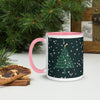 I Run On Coffee & Christams Mug with Color Inside