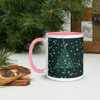 I Run On Coffee & Christams Mug with Color Inside