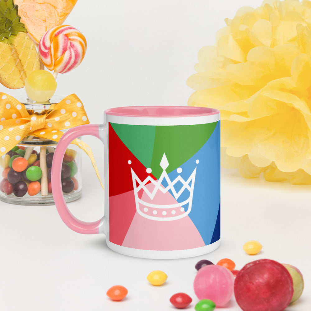 If I'm Queen, Why Do I have to Clean? Mug with Color Inside