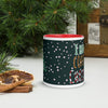 I Run On Coffee & Christams Mug with Color Inside
