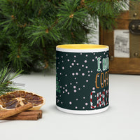 I Run On Coffee & Christams Mug with Color Inside