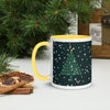 I Run On Coffee & Christams Mug with Color Inside
