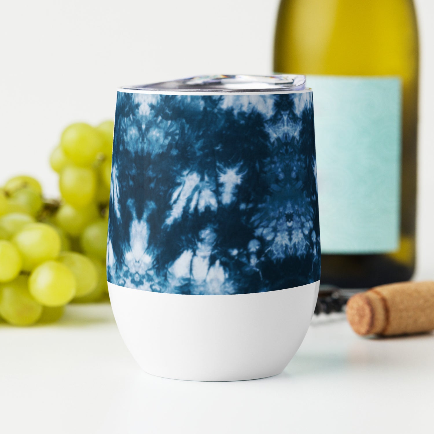 Blue Wine tumbler