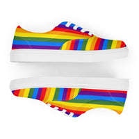 Rainbow Women’s Lace-up Canvas Shoes