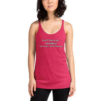 Don't Touch Me Racerback Tank