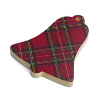 Plaid Wooden ornaments