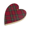 Plaid Wooden ornaments