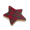 Plaid Wooden ornaments