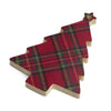 Plaid Wooden ornaments