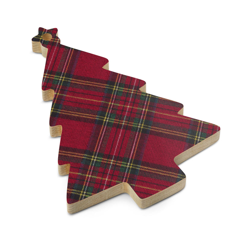 Plaid Wooden ornaments