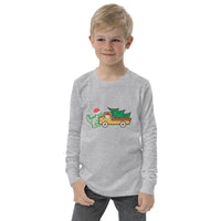 A Dino Christmas long sleeve tee