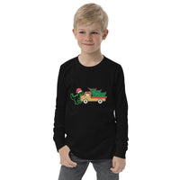 A Dino Christmas long sleeve tee